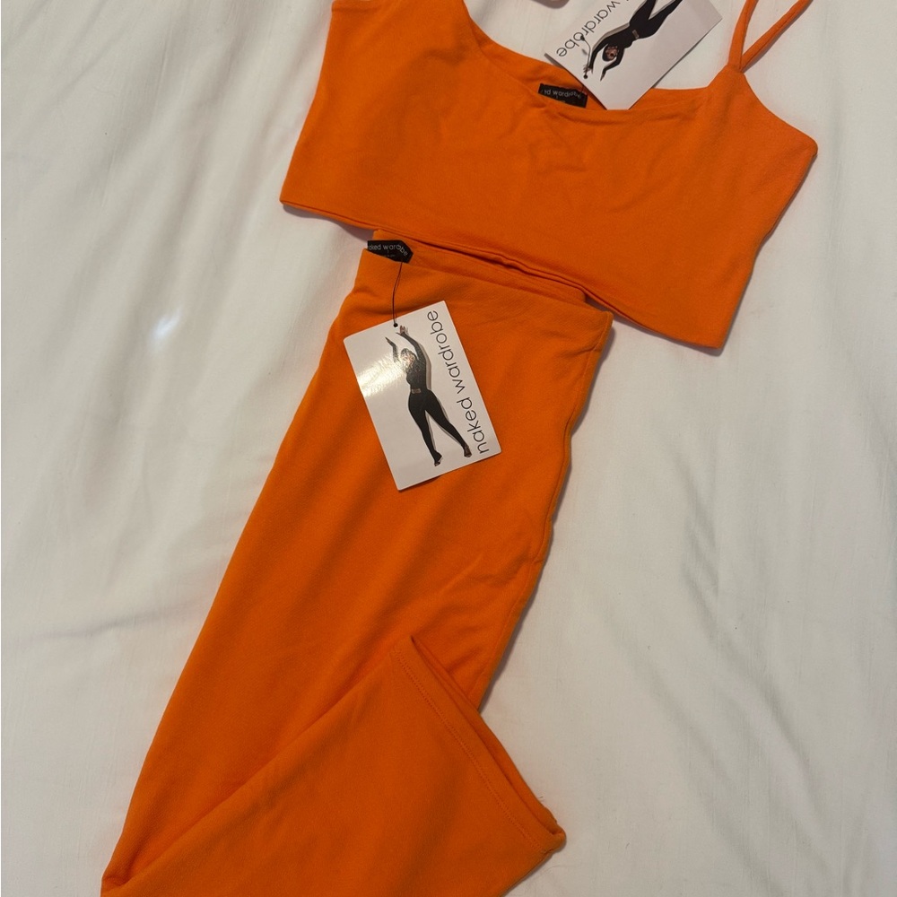 Naked Wardrobe Orange Two-Piece Set